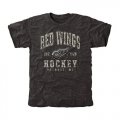 Mens Detroit Red Wings Black Camo Stack T-Shirt
