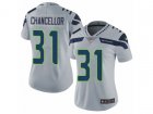 Women Nike Seattle Seahawks #31 Kam Chancellor Vapor Untouchable Limited Grey Alternate NFL Jersey