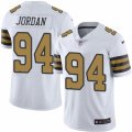 Mens Nike New Orleans Saints #94 Cameron Jordan Limited White Rush NFL Jersey