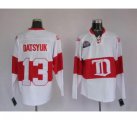 nhl deroit red wings #13 datsyuk white winter classic