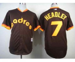 mlb jerseys san diego padres #7 headley coffee[m&n 1984]