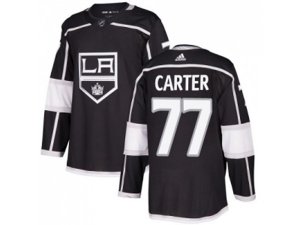 Youth Adidas Los Angeles Kings #77 Jeff Carter Black Home Authentic Stitched NHL Jersey