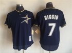 Astros #7 Craig Biggio Navy Cooperstown Collection Jersey