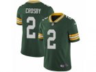 Mens Nike Green Bay Packers #2 Mason Crosby Vapor Untouchable Limited Green Team Color NFL Jersey
