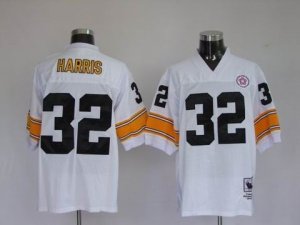 nfl pittsburgh steelers #32 harris m&n white