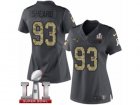 Womens Nike New England Patriots #93 Jabaal Sheard Limited Black 2016 Salute to Service Super Bowl LI 51 NFL Jersey