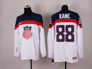 nhl team usa #88 kane 2014 olympic white