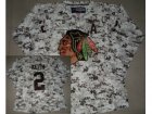 NHL Chicago Blackhawks #2 Duncan Keith White Camo Jerseys