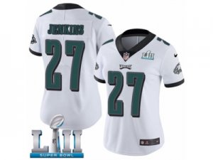 Women Nike Philadelphia Eagles #27 Malcolm Jenkins White Vapor Untouchable Limited Player Super Bowl LII NFL Jersey