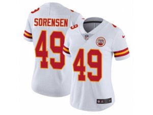 Women Nike Kansas City Chiefs #49 Daniel Sorensen Vapor Untouchable Limited White NFL Jersey