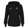 Women NEW Philadelphia Eagles Ladies Tailgater Full Zip Hoodie Black