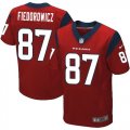 Nike Houston Texans #87 C.J. Fiedorowicz Red jerseys(Elite)