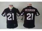 Nike Women Arizona Cardinals #21 Patrick Peterson black jerseys