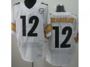 Nike NFL Pittsburgh Steelers #12 Bradshaw white Jerseys[Elite]