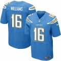 Mens Nike San Diego Chargers #16 Tyrell Williams Elite Electric Blue Alternate NFL Jersey