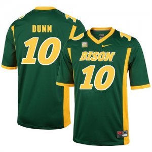 North Dakota State Bison 10 Lance Dunn Green College Football Jersey