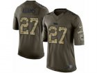Mens Nike Carolina Panthers #27 Mike Adams Limited Green Salute to Service NFL Jersey