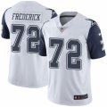 Youth Nike Dallas Cowboys #72 Travis Frederick Limited White Rush NFL Jersey