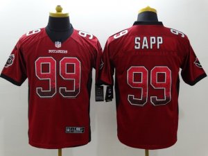 Nike Tampa Bay Buccaneers #99 Warren Sapp Red Jerseys(Drift Fashion Elite)
