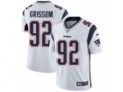 Mens Nike New England Patriots #92 Geneo Grissom Vapor Untouchable Limited White NFL Jersey