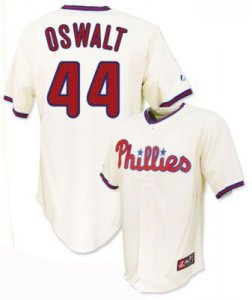 Philadelphia Phillies #44 Roy Oswalt cream