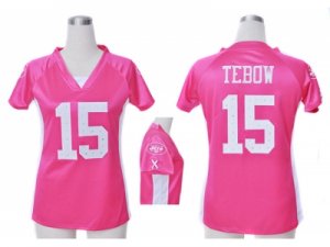 Nike Women New York Jets #15 Tim Tebow Lights pink jerseys[draft him ii top]