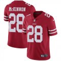 Nike 49ers #28 Jerick McKinnon Red Vapor Untouchable Limited Jersey