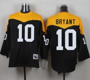 Mitchell And Ness 1967 Pittsburgh Steelers #10 Martavis Bryant Black Yelllow Throwback Men Stitched NFL Jersey