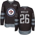 Winnipeg Jets #26 Blake Wheeler Black 1917-2017 100th Anniversary Stitched NHL Jersey