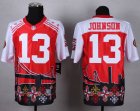 Nike San francisco 49ers #13 johnson Jerseys(Style Noble Fashion Elite)