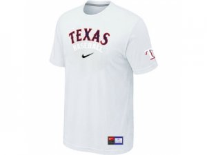 Texas Rangers White Nike Short Sleeve Practice T-Shirt