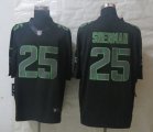 Nike Seattle Seahawks #25 Sherman Black Jerseys(Impact Limited)