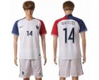 France #14 Matuidi Away Soccer Country Jersey