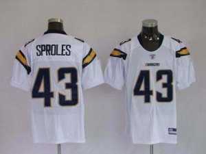 nfl san diego chargers 43# sproles white