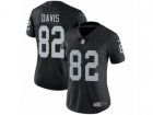 Women Nike Oakland Raiders #82 Al Davis Vapor Untouchable Limited Black Team Color NFL Jersey