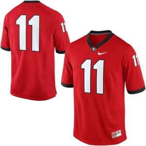 Georgia Bulldogs Aaron Murray # 11 College Limited Jerseys Red