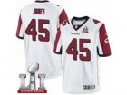 Mens Nike Atlanta Falcons #45 Deion Jones Limited White Super Bowl LI 51 NFL Jersey