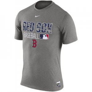 MLB Men\'s Boston Red Sox Nike 2016 AC Legend Issu T-Shirt - Gray