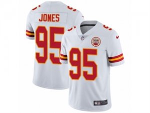 Nike Kansas City Chiefs #95 Chris Jones Vapor Untouchable Limited White NFL Jersey