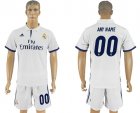 2016-17 Real Madrid Home Customized Soccer Jersey