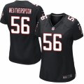 Womens Nike Atlanta Falcons #56 Sean Weatherspoon Limited Black Alternate NFL Jersey