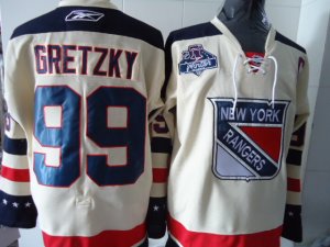 NHL New York Rangers #99 gretzky white (2012 Winter Classic)