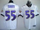 nfl baltimore ravens #55 suggs white