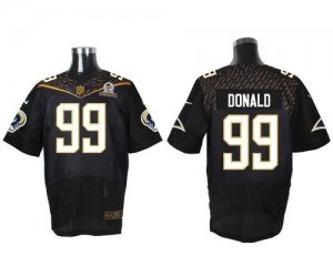 2016 Pro Bowl Nike St. Louis Rams #99 Aaron Donald Black jerseys(Elite)