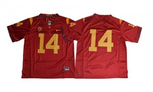 USC Trojans #14 Sam Darnold Red College Football Jersey