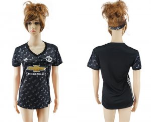 2017-18 Manchester United Away Women Soccer Jersey