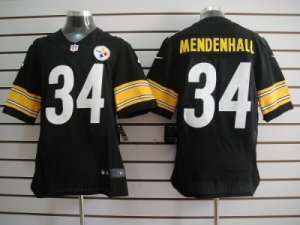 Nike NFL pittsburgh steelers #34 mendenhall black Elite jerseys