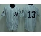 New York Yankees #13 Rodriguez 2009 world series patchs White
