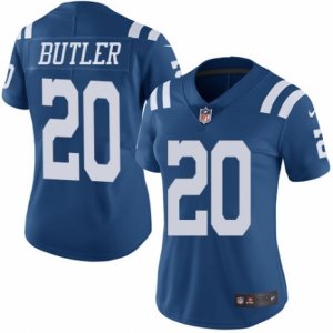 Women\'s Nike Indianapolis Colts #20 Darius Butler Limited Royal Blue Rush NFL Jersey