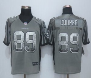 Nike Oakland Raiders #89 Amari Cooper grey jerseys(Drift Fashion Elite)